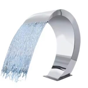 CASCADA PARA PISCINAS SIN LUZ INOXIDABLE 500X500